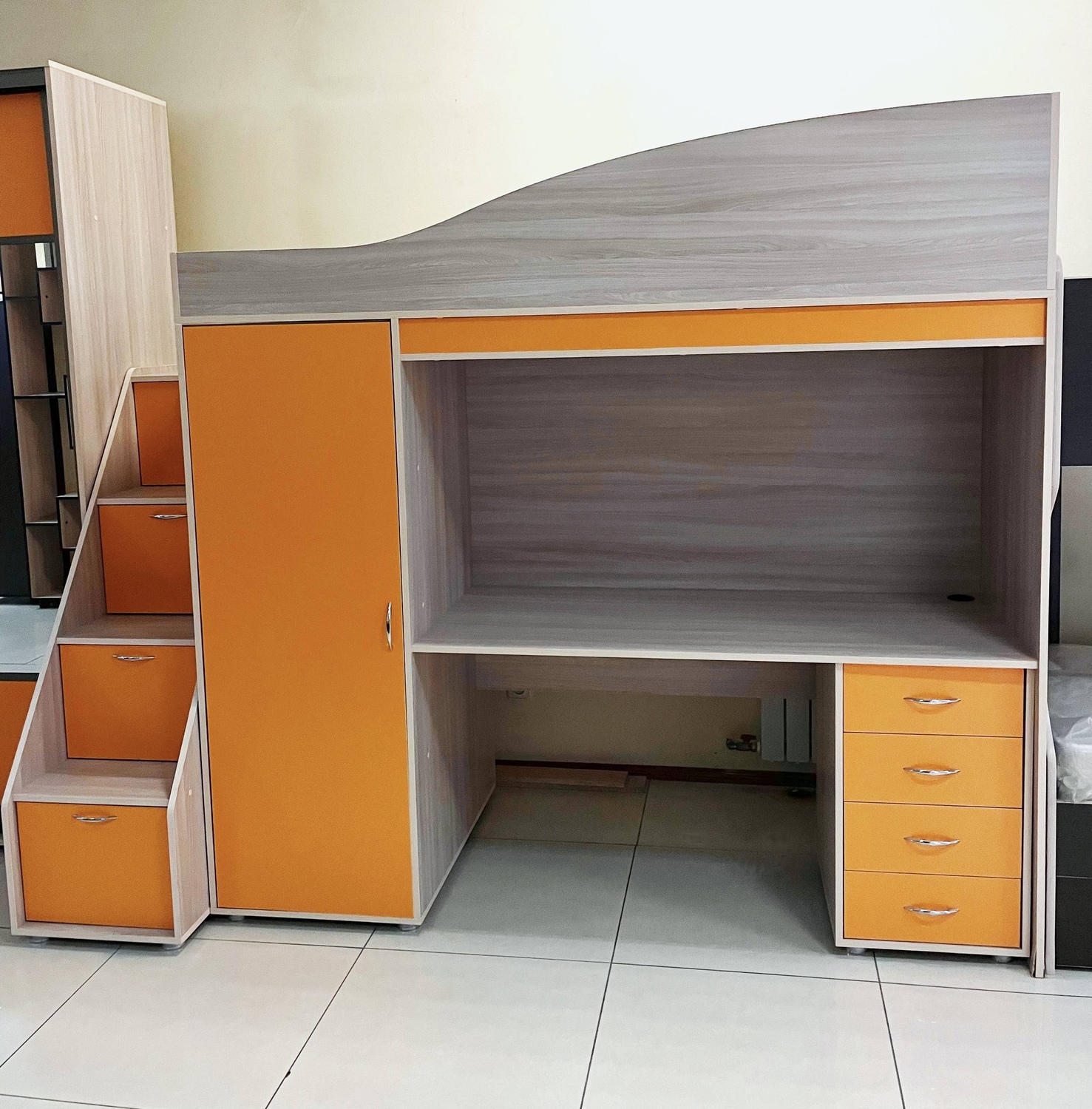 Детская "Ника"(кровать сверху) и Шкаф-купе Детская "Ника"(кровать сверху) и Шкаф-купе